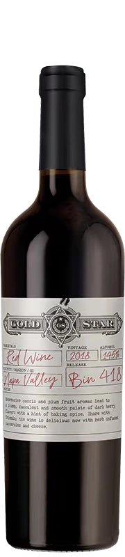 Gold Star Red Wine 2018