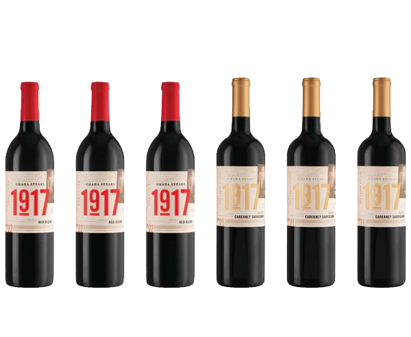 Omaha Steaks 1917 Red Wine Gift Set